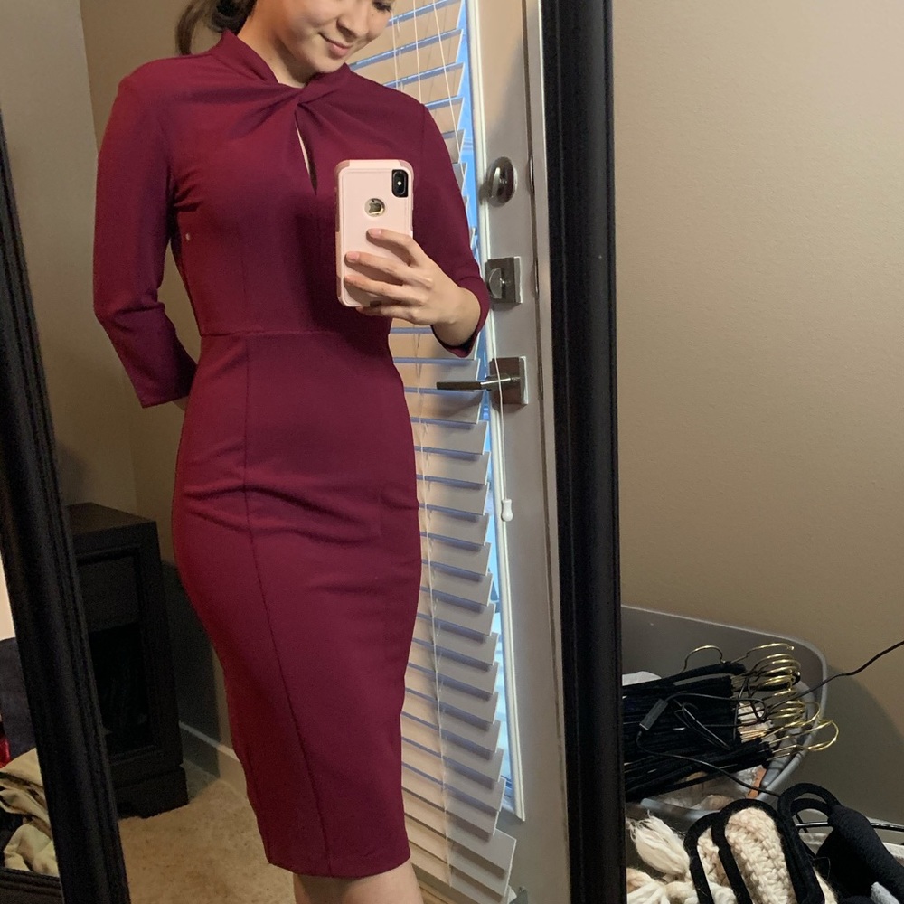 Donna Morgan Sheath Midi-Dress • NWOT